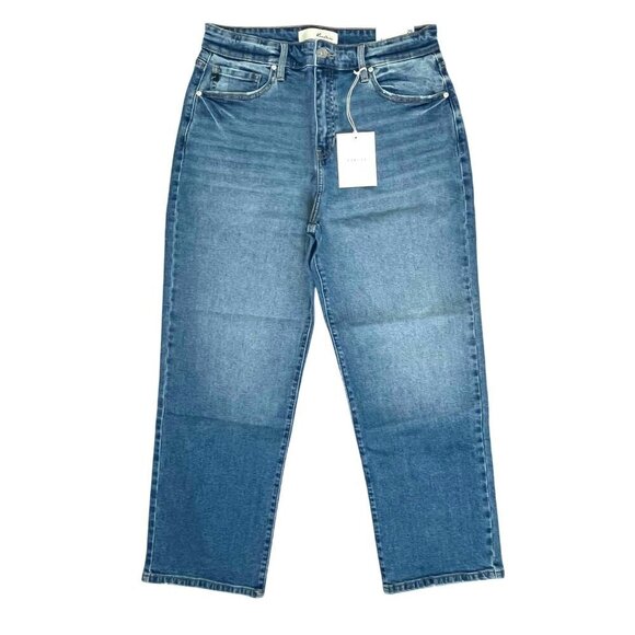 KanCan High Rise Straight Leg Comfort Stretch Jeans Size 29 (11) Ankle Length - Picture 4 of 12